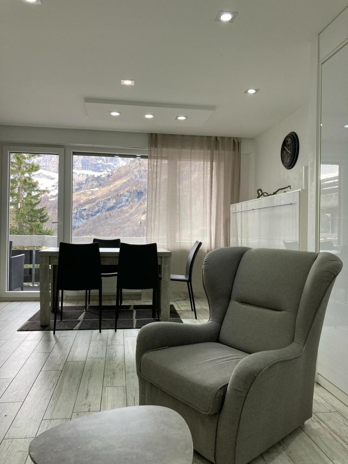 Flaminia Wohnung 15 - Best View And Free Parking! Leukerbad Exterior photo