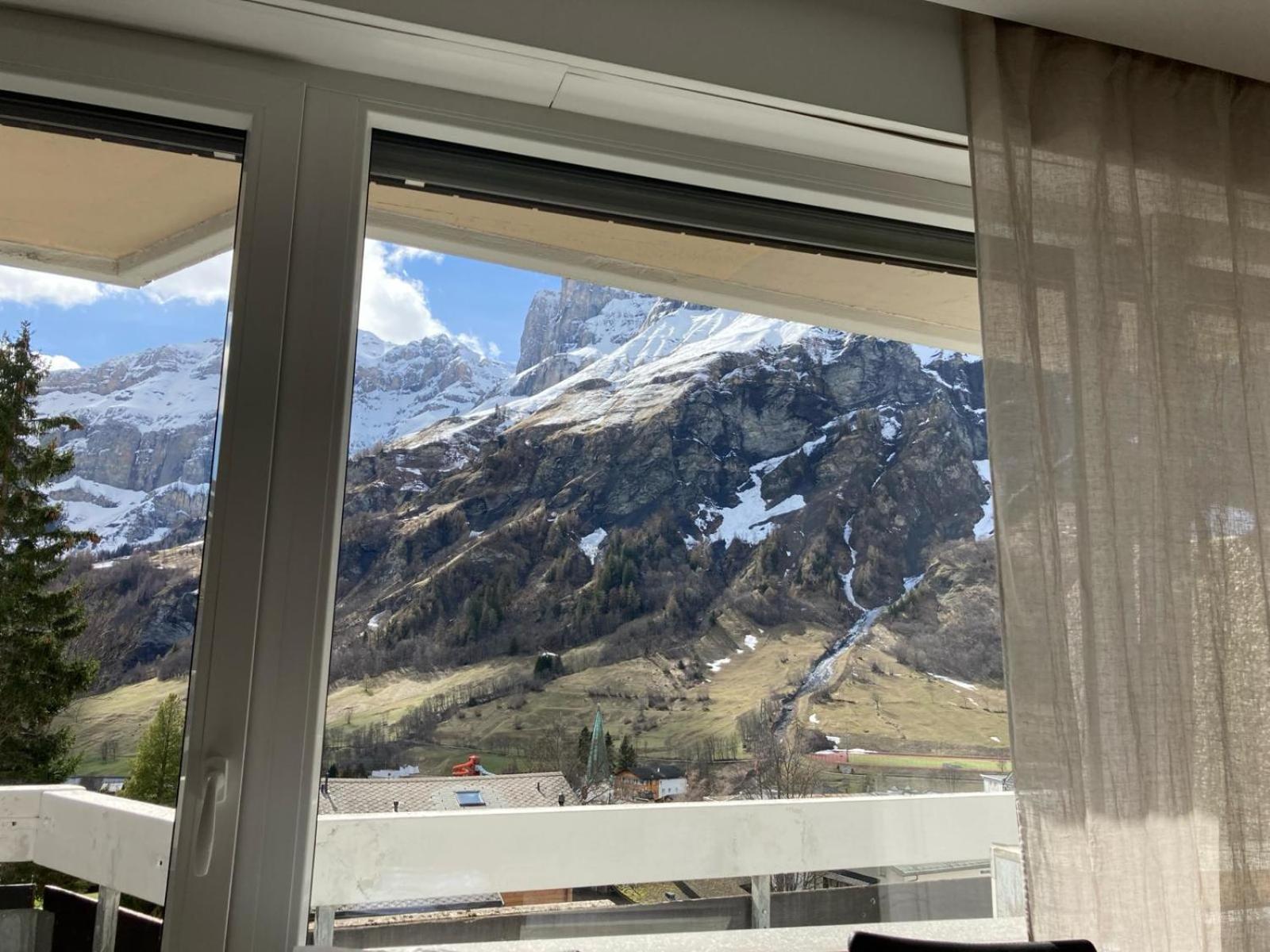 Flaminia Wohnung 15 - Best View And Free Parking! Leukerbad Exterior photo