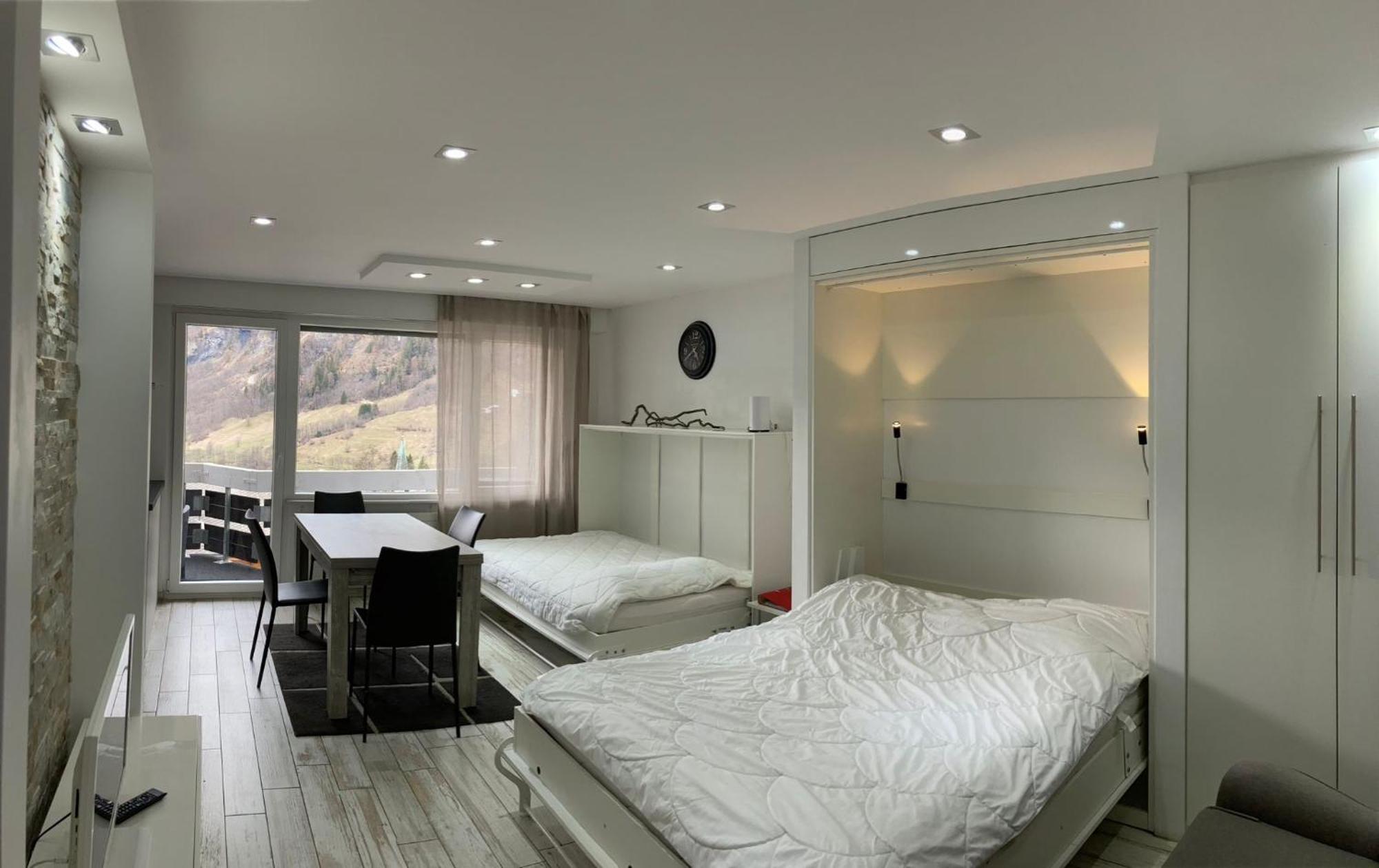 Flaminia Wohnung 15 - Best View And Free Parking! Leukerbad Exterior photo